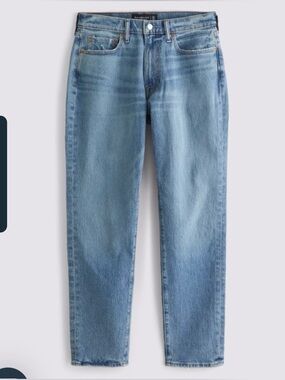 Abercrombie Mens Vintage Stretch Athletic Slim Medium Wash Jeans 36W x 30L